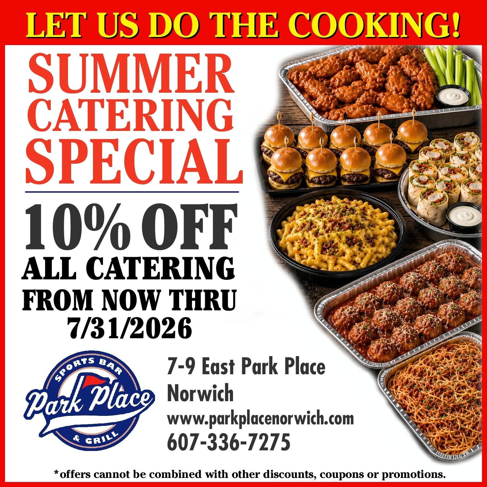 Catering Discount
